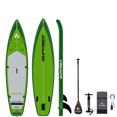 All Round Green 160KG 365*81*15cm Surf Womens Inflatable SUP