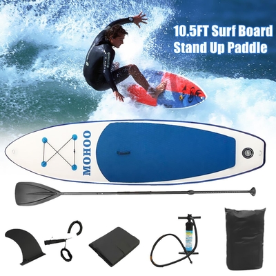 Alansma 320x78x15cm Blue Inflatable Surfboard Stand Up Paddle Board