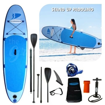 Alansma 320*76*15 cm Stand Up Paddle Boards Inflatable Paddleboard SUP Board Surfboard