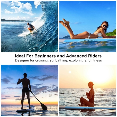 Portable Beginners 265lbs Inflatable Surf SUP Board