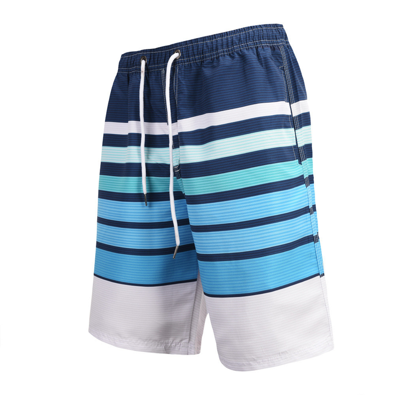 Casual Men's Discoloration Stripes  S surf swim shorts
