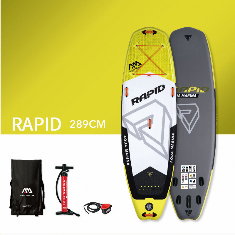 Yellow 18 PSI 289*84*15cm Racing Stand Up Paddle Board